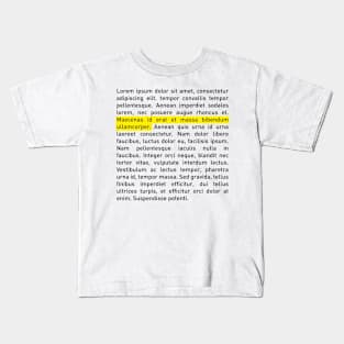 Lorem ipsum Kids T-Shirt
